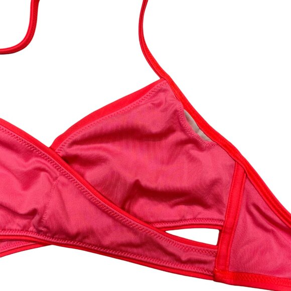 PINK Victoria's Secret Crisscross Front Swim Top (S) - Picture 5 of 8